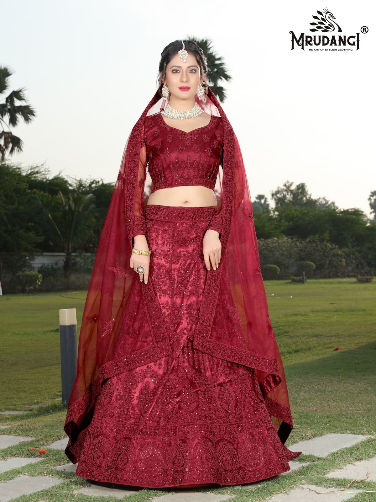 MRUDANGI SAPPHIRE 1040 SERIES DESIGNER LEHENGA Anant Tex Exports Private Limited