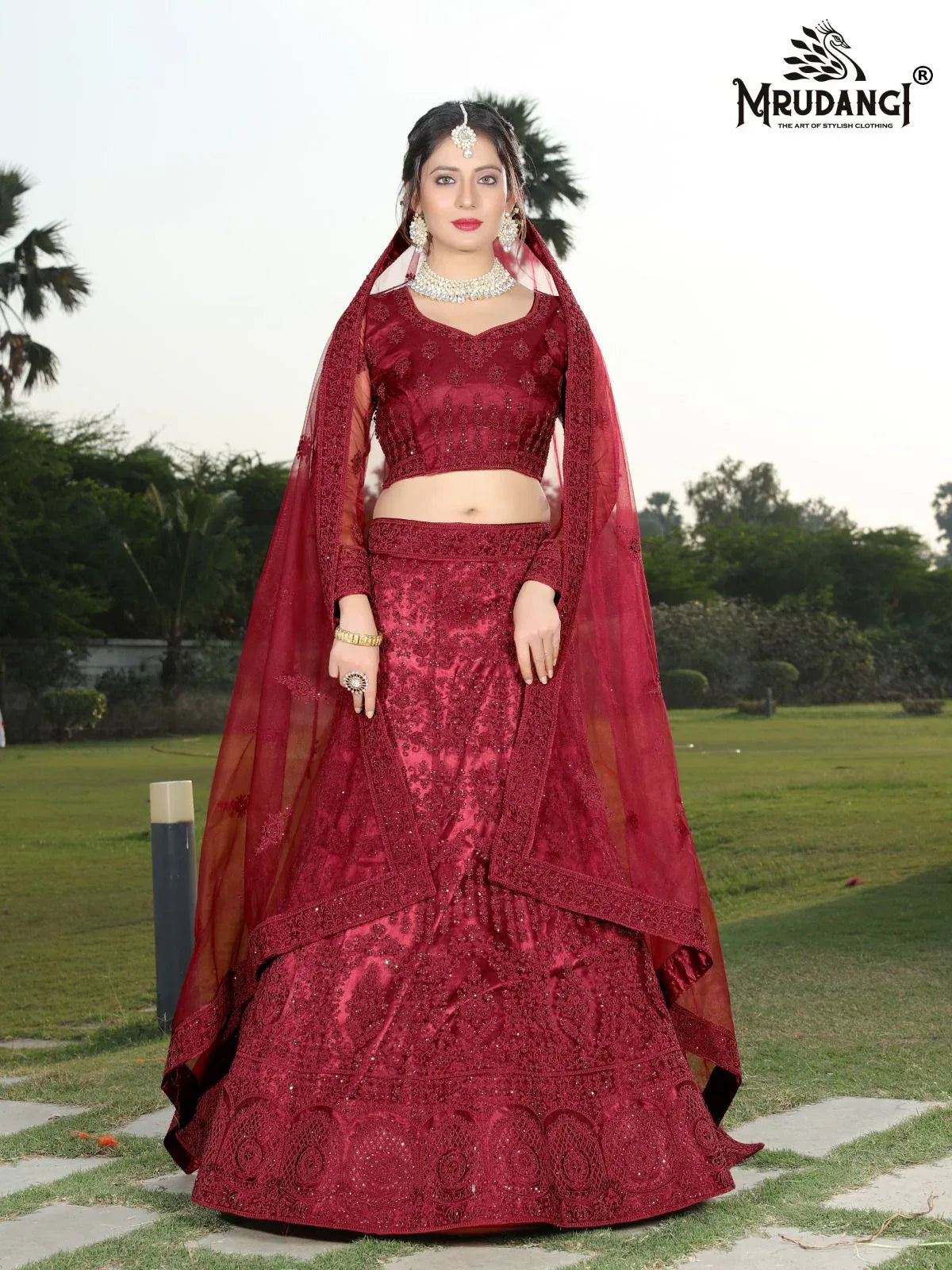 MRUDANGI SAPPHIRE 1040 SERIES DESIGNER LEHENGA Anant Tex Exports Private Limited