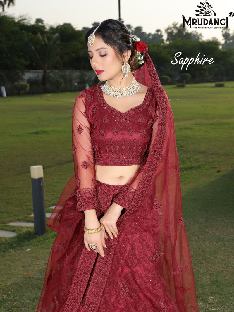 MRUDANGI SAPPHIRE 1040 SERIES DESIGNER LEHENGA Anant Tex Exports Private Limited