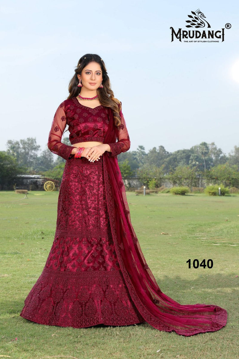 MRUDANGI SAPPHIRE 1040 SERIES DESIGNER LEHENGA Anant Tex Exports Private Limited