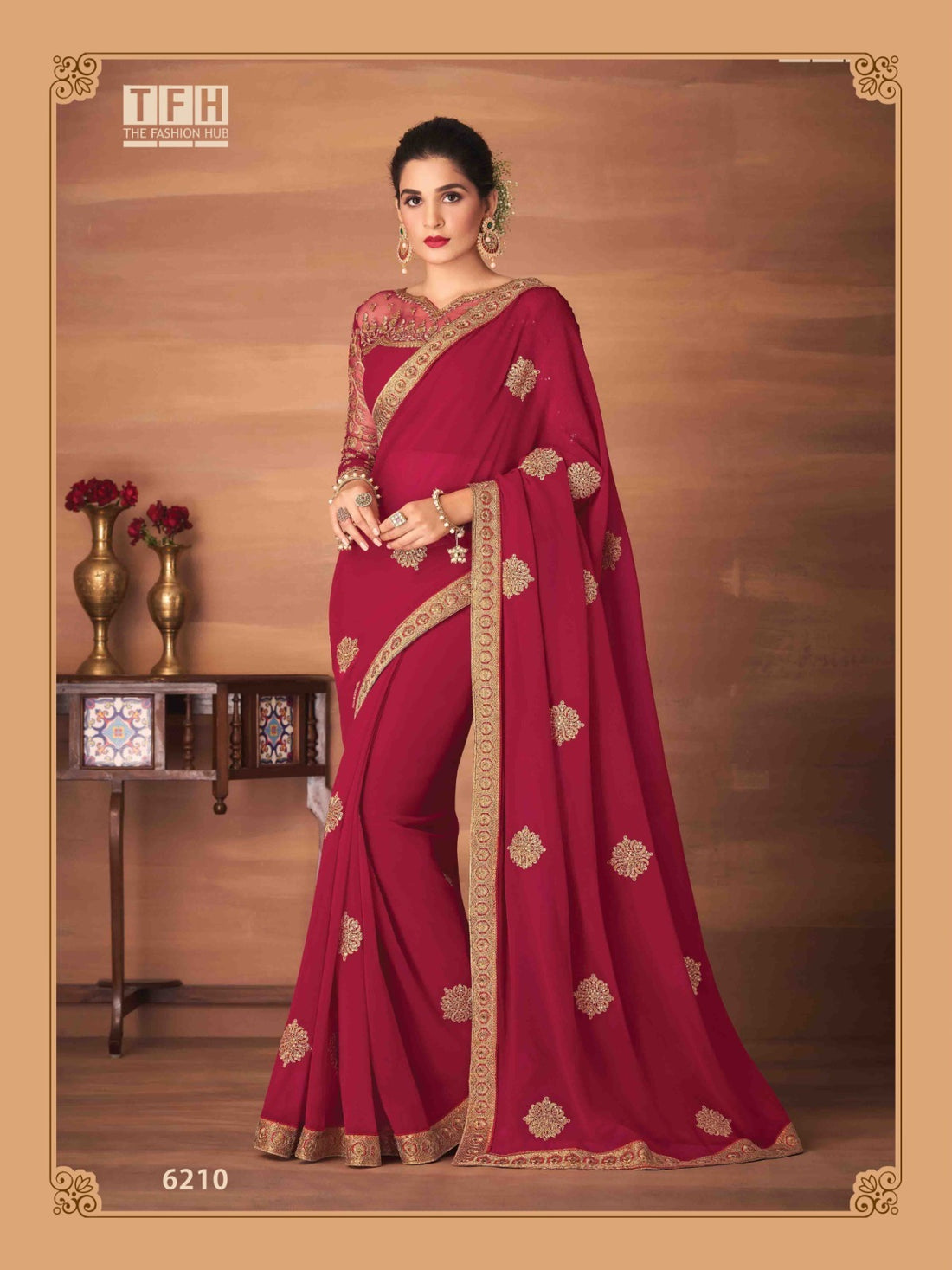 TFH 6200 SERIES GEORGETTE SAREE Anant Tex Exports Private Limited