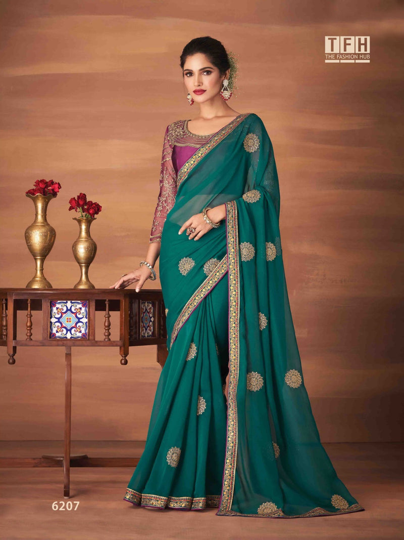 TFH 6200 SERIES GEORGETTE SAREE Anant Tex Exports Private Limited