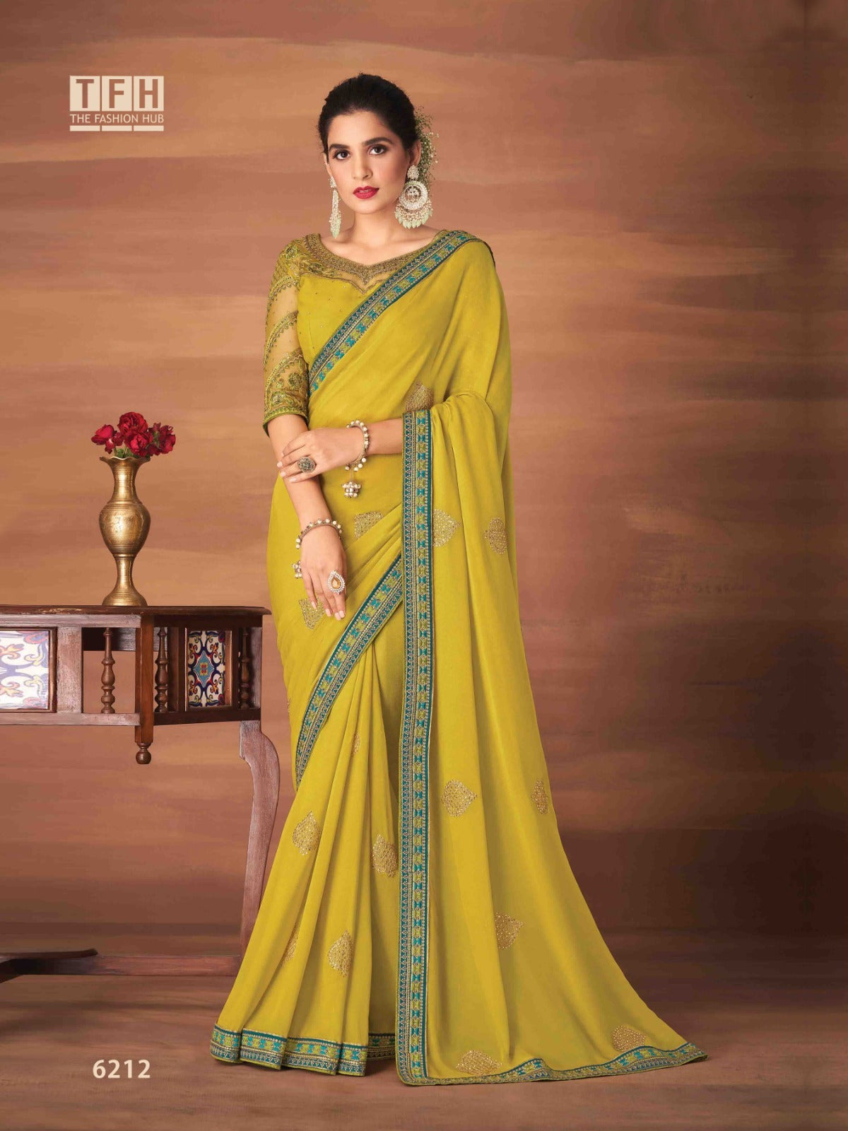 TFH 6200 SERIES GEORGETTE SAREE Anant Tex Exports Private Limited