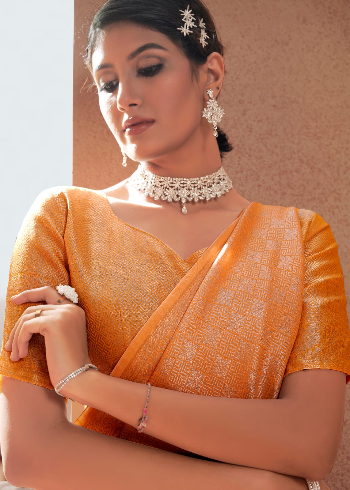 Wonderful Pastel Color-Range Avaloki Silk Saree Anant Tex Exports Private Limited
