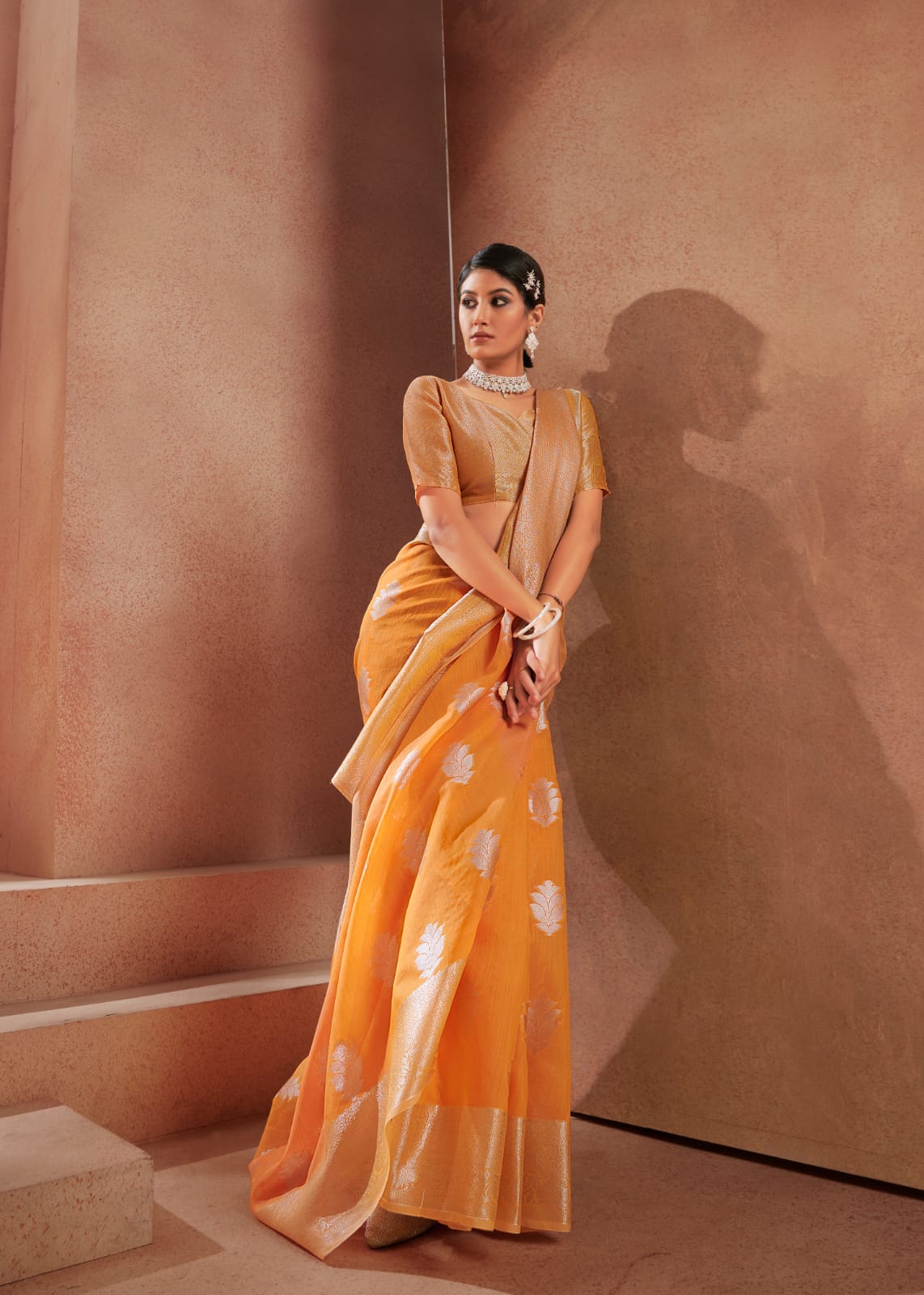 Wonderful Pastel Color-Range Avaloki Silk Saree Anant Tex Exports Private Limited