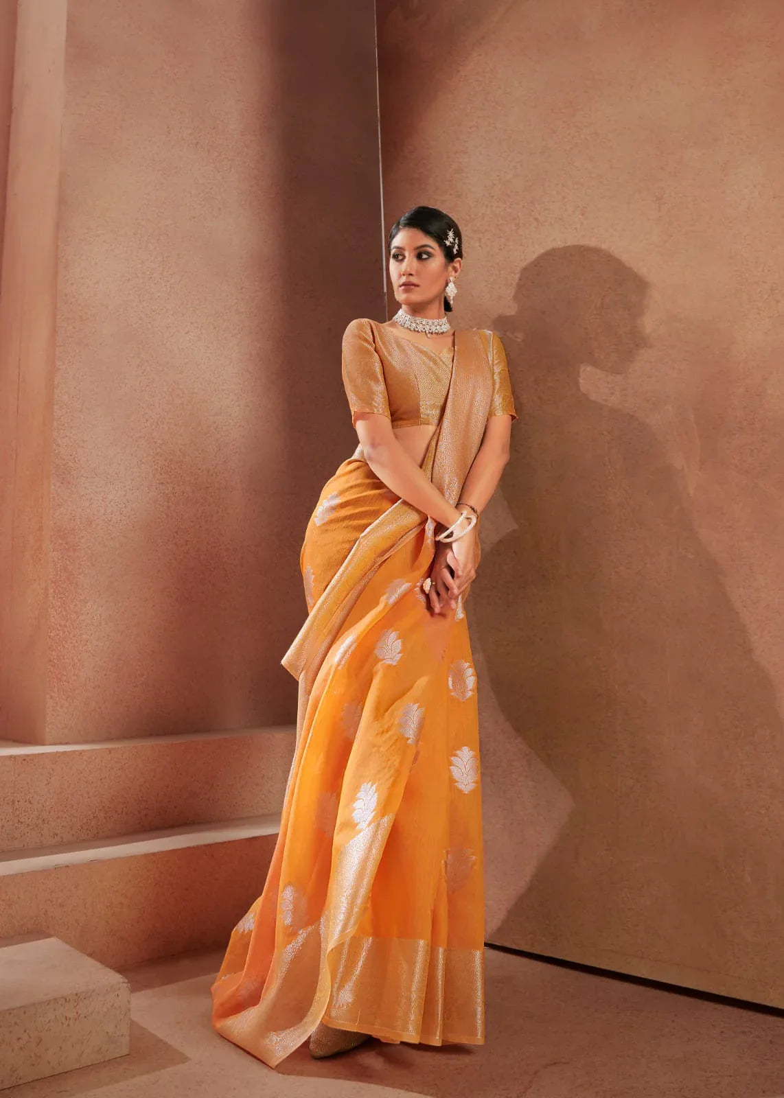 Wonderful Pastel Color-Range Avaloki Silk Saree Anant Tex Exports Private Limited