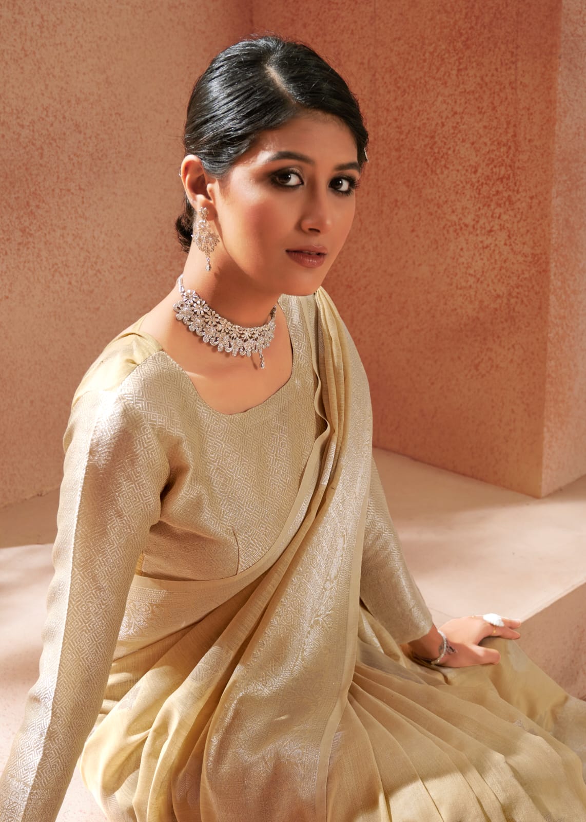 Wonderful Pastel Color-Range Avaloki Silk Saree Anant Tex Exports Private Limited