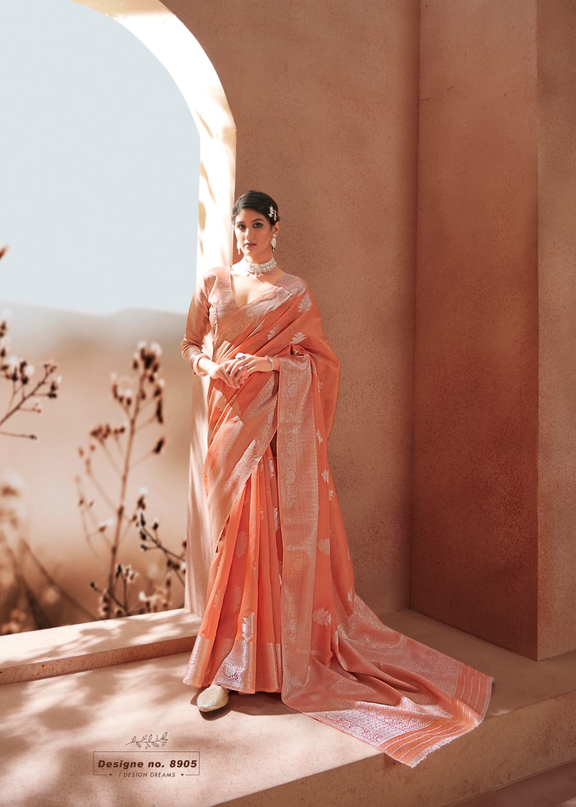 Wonderful Pastel Color-Range Avaloki Silk Saree Anant Tex Exports Private Limited