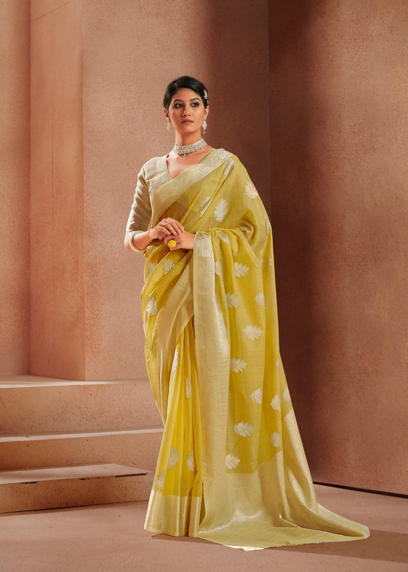 Wonderful Pastel Color-Range Avaloki Silk Saree Anant Tex Exports Private Limited