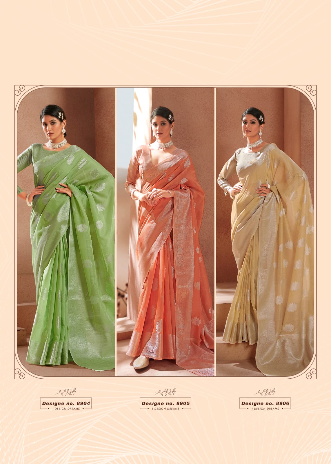 Wonderful Pastel Color-Range Avaloki Silk Saree Anant Tex Exports Private Limited