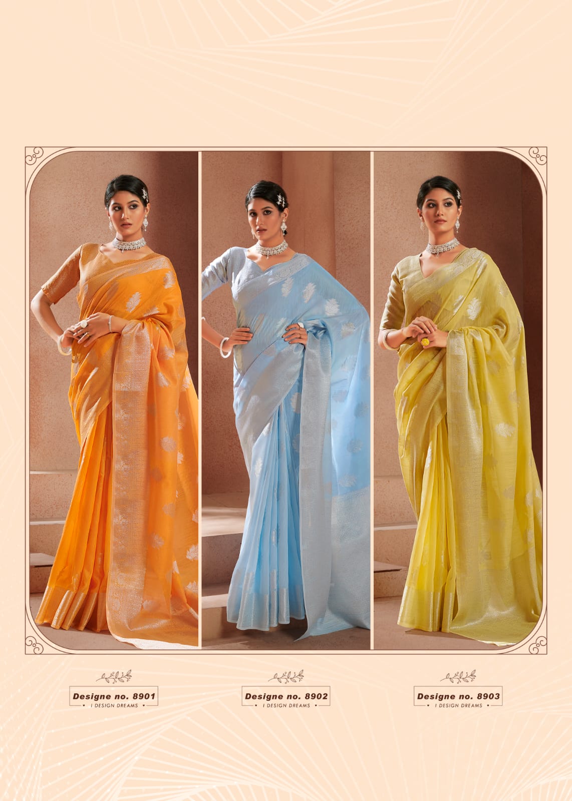 Wonderful Pastel Color-Range Avaloki Silk Saree Anant Tex Exports Private Limited