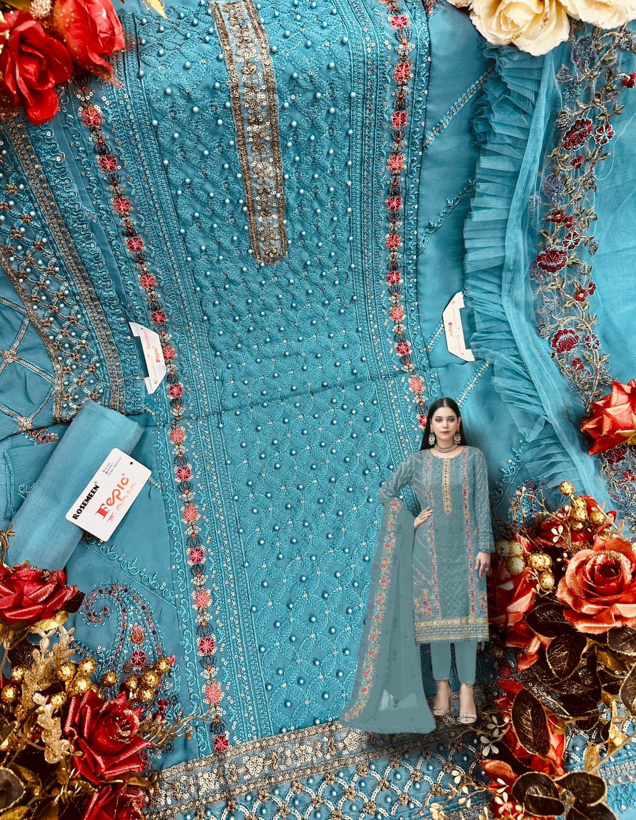 FEPIC ROSEMEEN D.NO. D-5212 DESIGNER SUIT Anant Tex Exports Private Limited