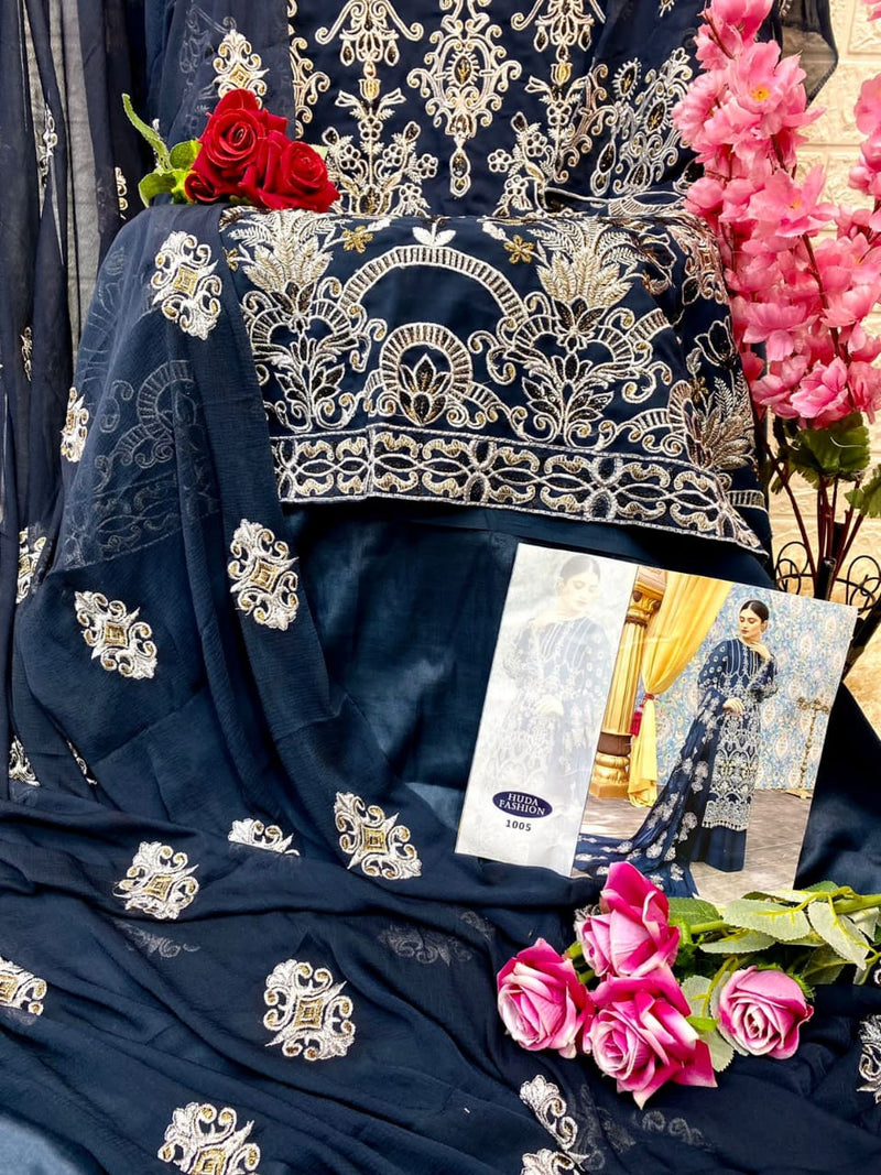 HUDA FASHION D.NO 1005 DESIGNER SUIT Anant Tex Exports Private Limited