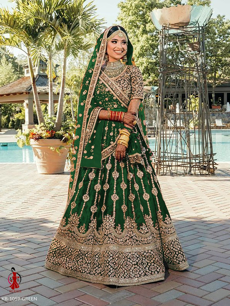 DESIGNER BOUTIQUE VELVET LEHENGA D.NO KB -1059 Anant Tex Exports Private Limited