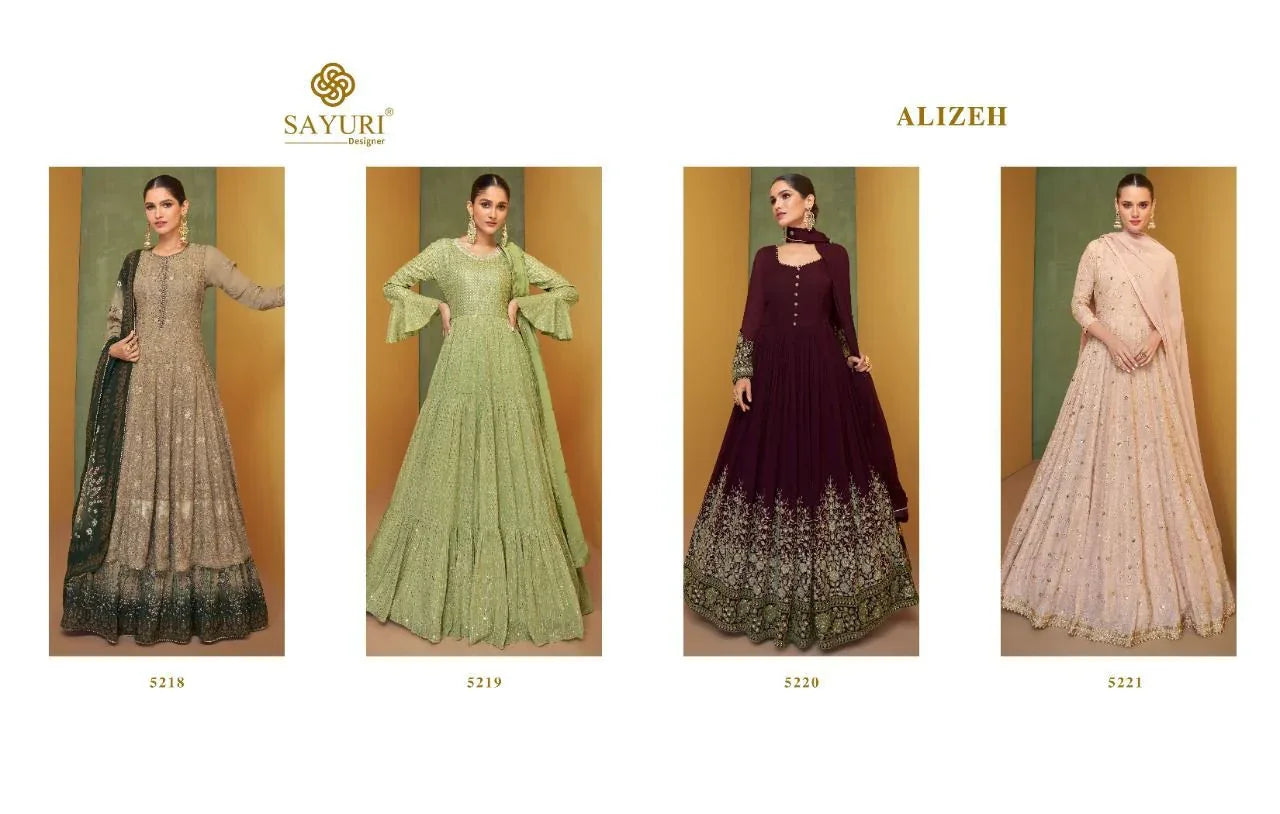 SAYURI ALIZEH 5218 SERIES DESIGNER SUIT Anant Tex Exports Private Limited