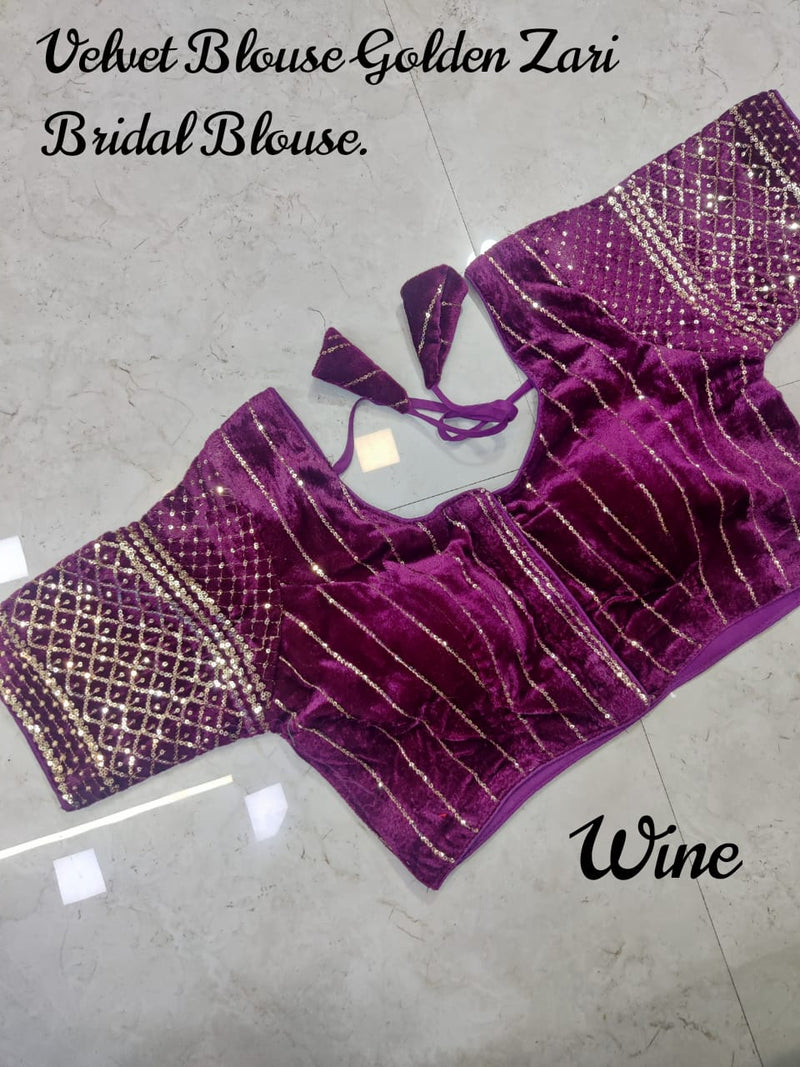 Velvet Bridal -1 Special Blouse Anant Tex Exports Private Limited