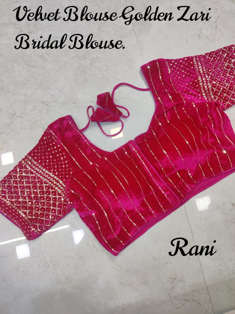 Velvet Bridal -1 Special Blouse Anant Tex Exports Private Limited