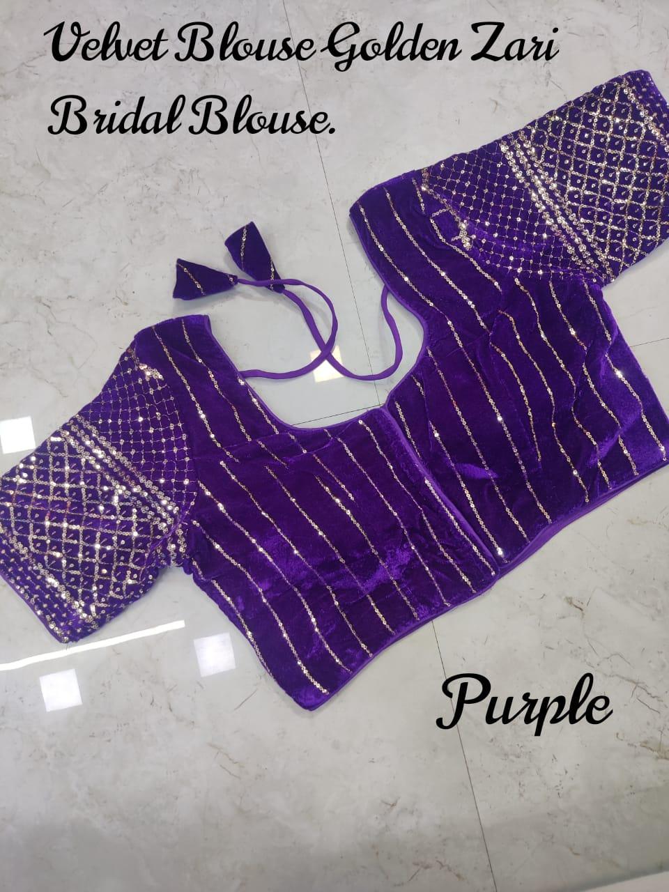 Velvet Bridal -1 Special Blouse Anant Tex Exports Private Limited
