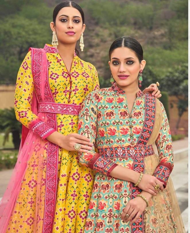 Virasat Vol Patola Designer Gown Anant Tex Exports Private Limited