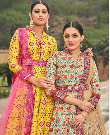 Virasat Vol Patola Designer Gown Anant Tex Exports Private Limited