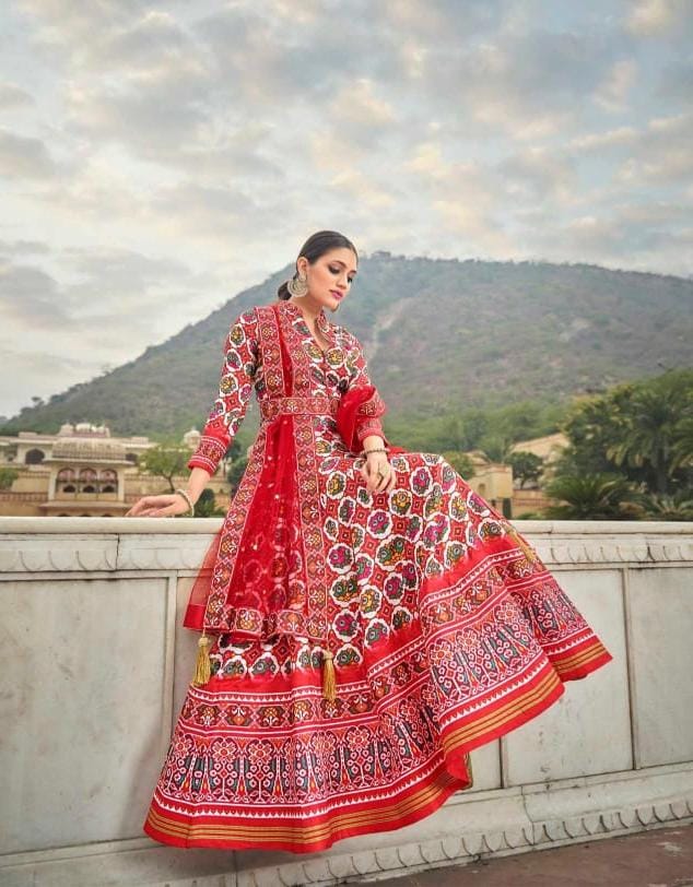 Virasat Vol Patola Designer Gown Anant Tex Exports Private Limited