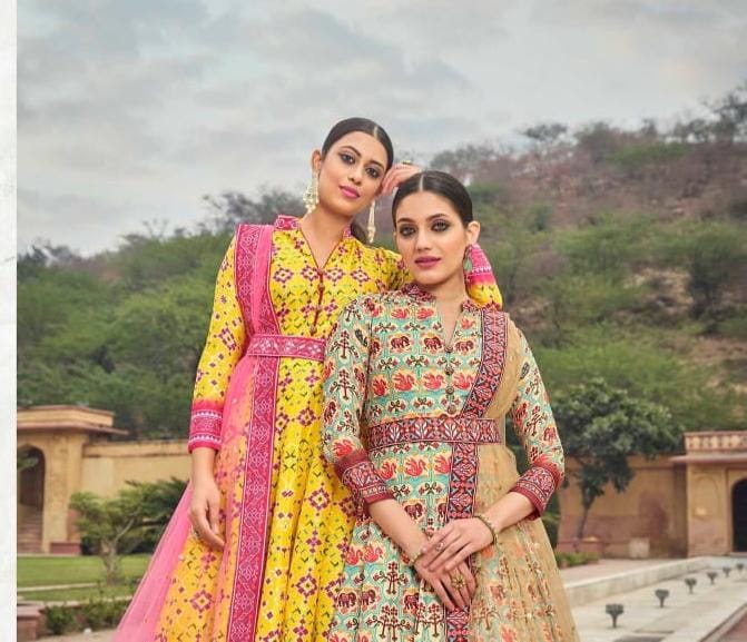 Virasat Vol Patola Designer Gown Anant Tex Exports Private Limited