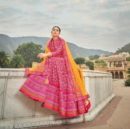 Virasat Vol Patola Designer Gown Anant Tex Exports Private Limited