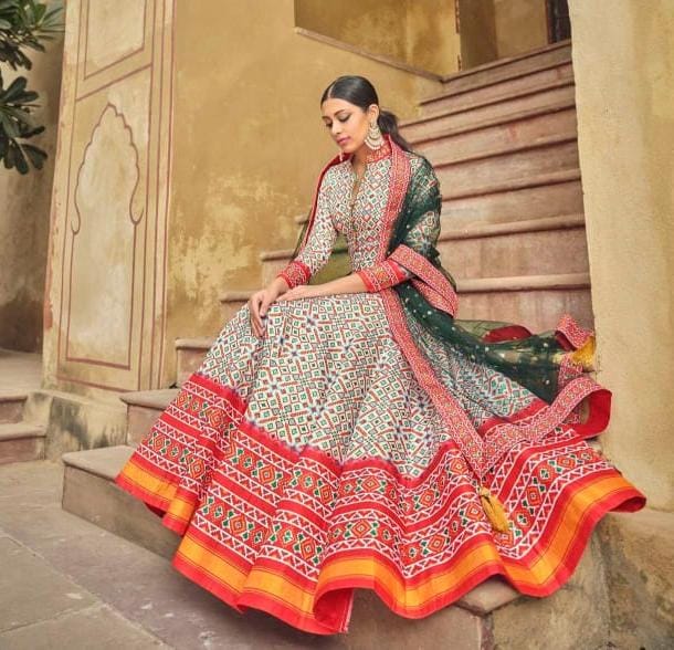 Virasat Vol Patola Designer Gown Anant Tex Exports Private Limited