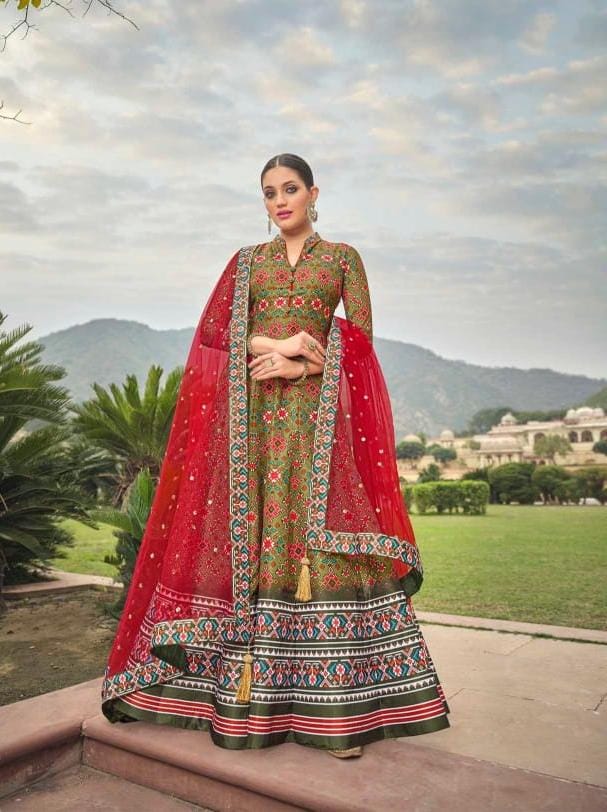 Virasat Vol Patola Designer Gown Anant Tex Exports Private Limited