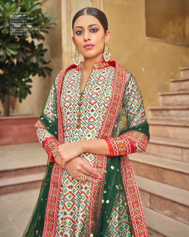 Virasat Vol Patola Designer Gown Anant Tex Exports Private Limited