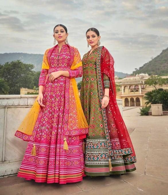 Virasat Vol Patola Designer Gown Anant Tex Exports Private Limited