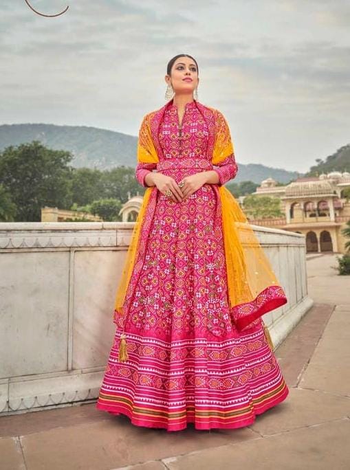 Virasat Vol Patola Designer Gown Anant Tex Exports Private Limited