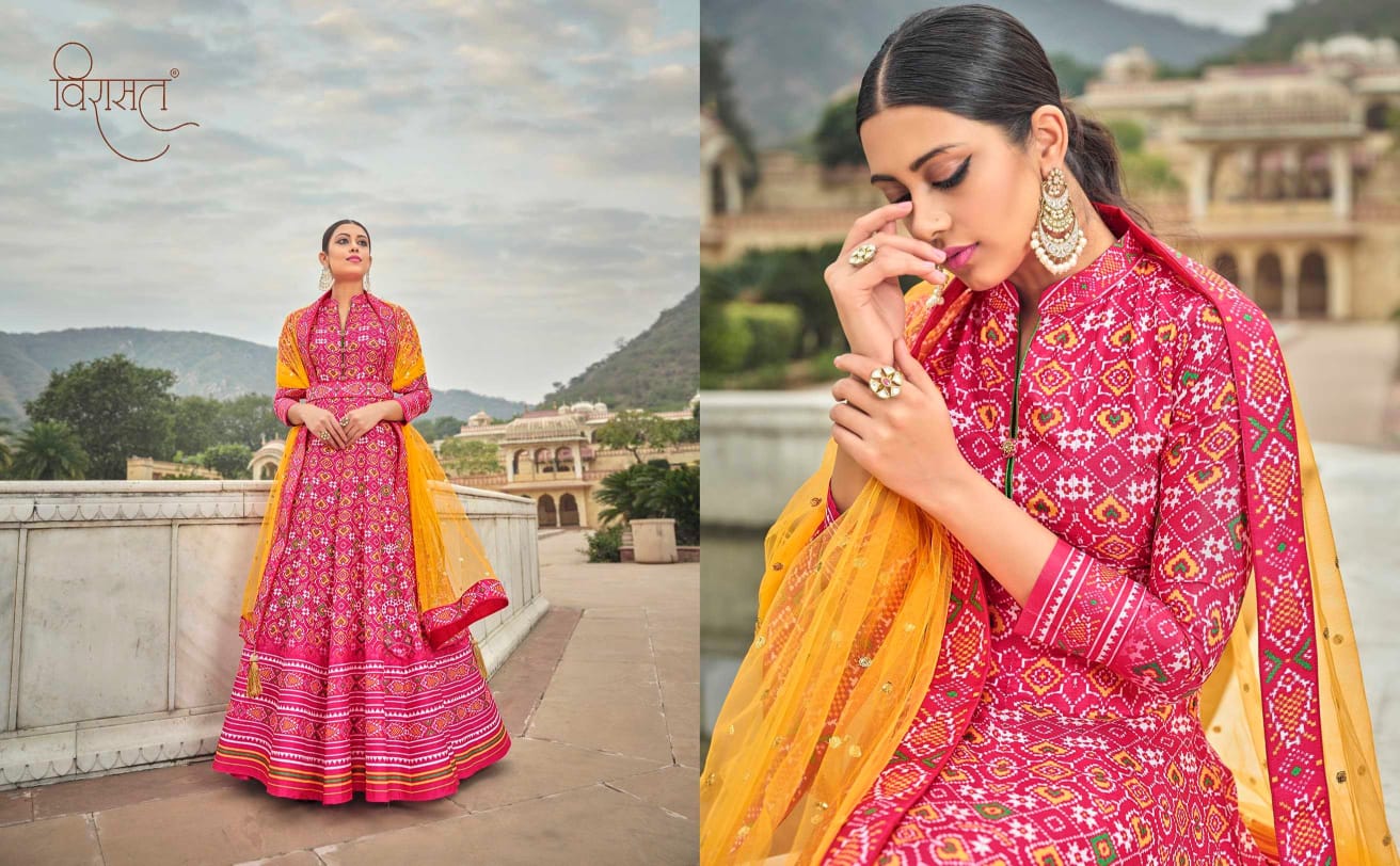 Virasat Vol Patola Designer Gown Anant Tex Exports Private Limited