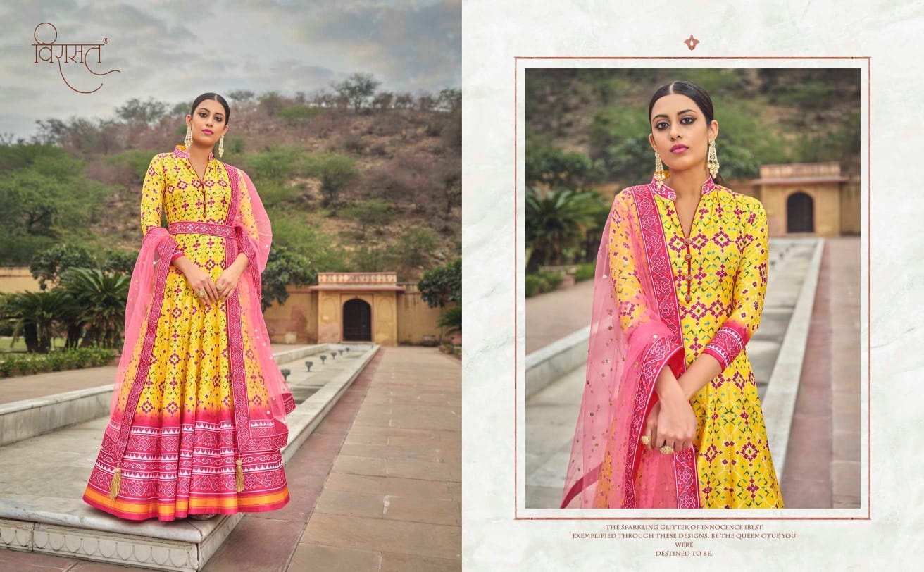 Virasat Vol Patola Designer Gown Anant Tex Exports Private Limited