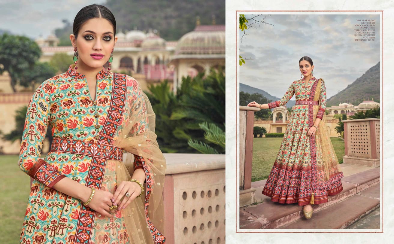 Virasat Vol Patola Designer Gown Anant Tex Exports Private Limited