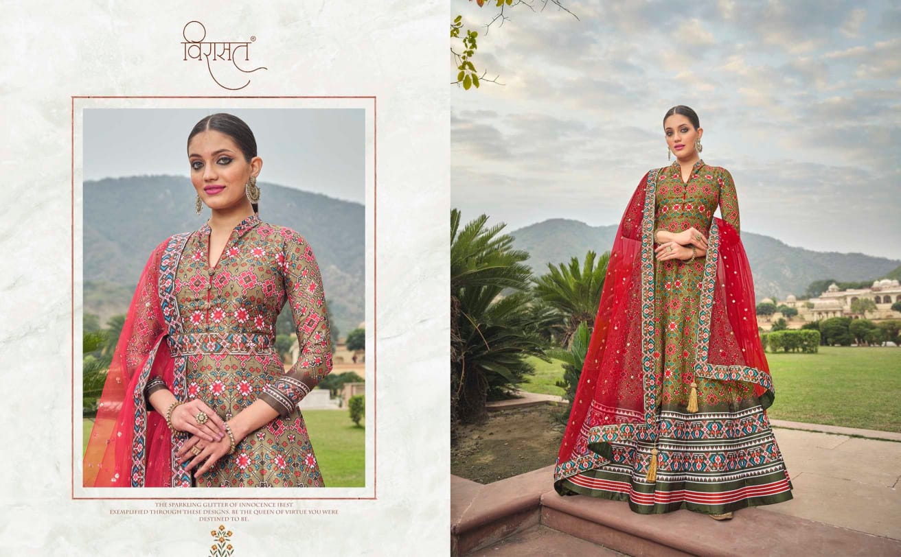 Virasat Vol Patola Designer Gown Anant Tex Exports Private Limited