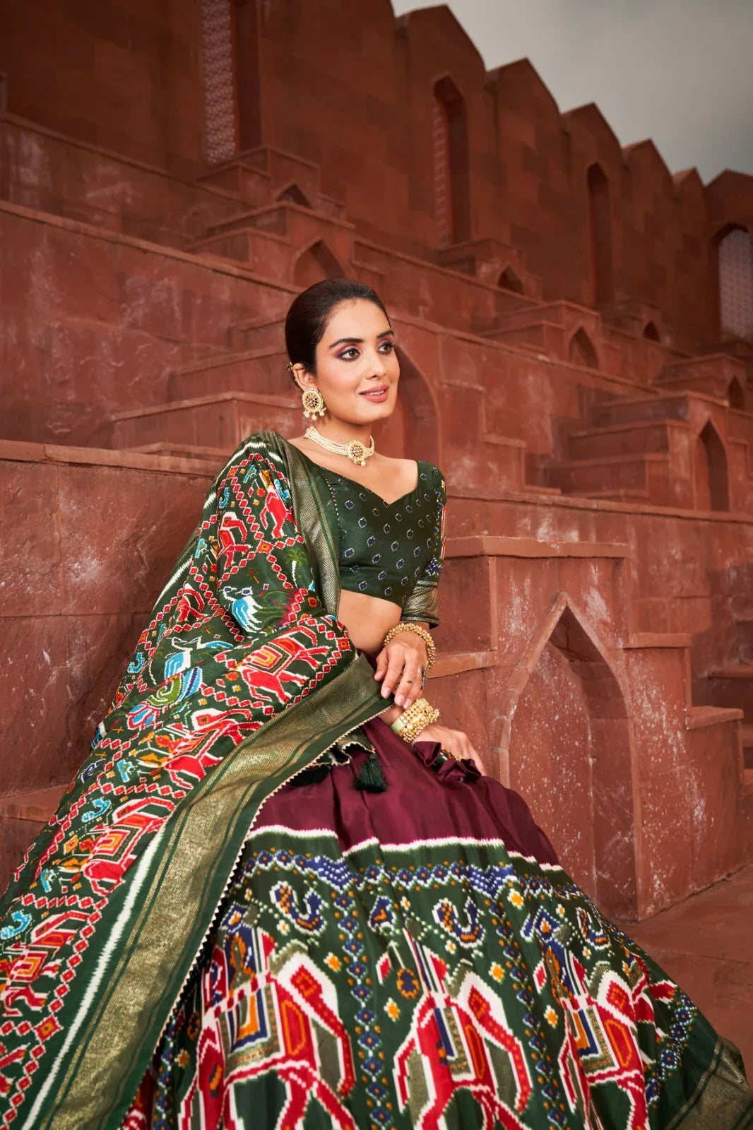 Patola Print Traditional Chaniya Choli Anant Tex Exports Private Limited