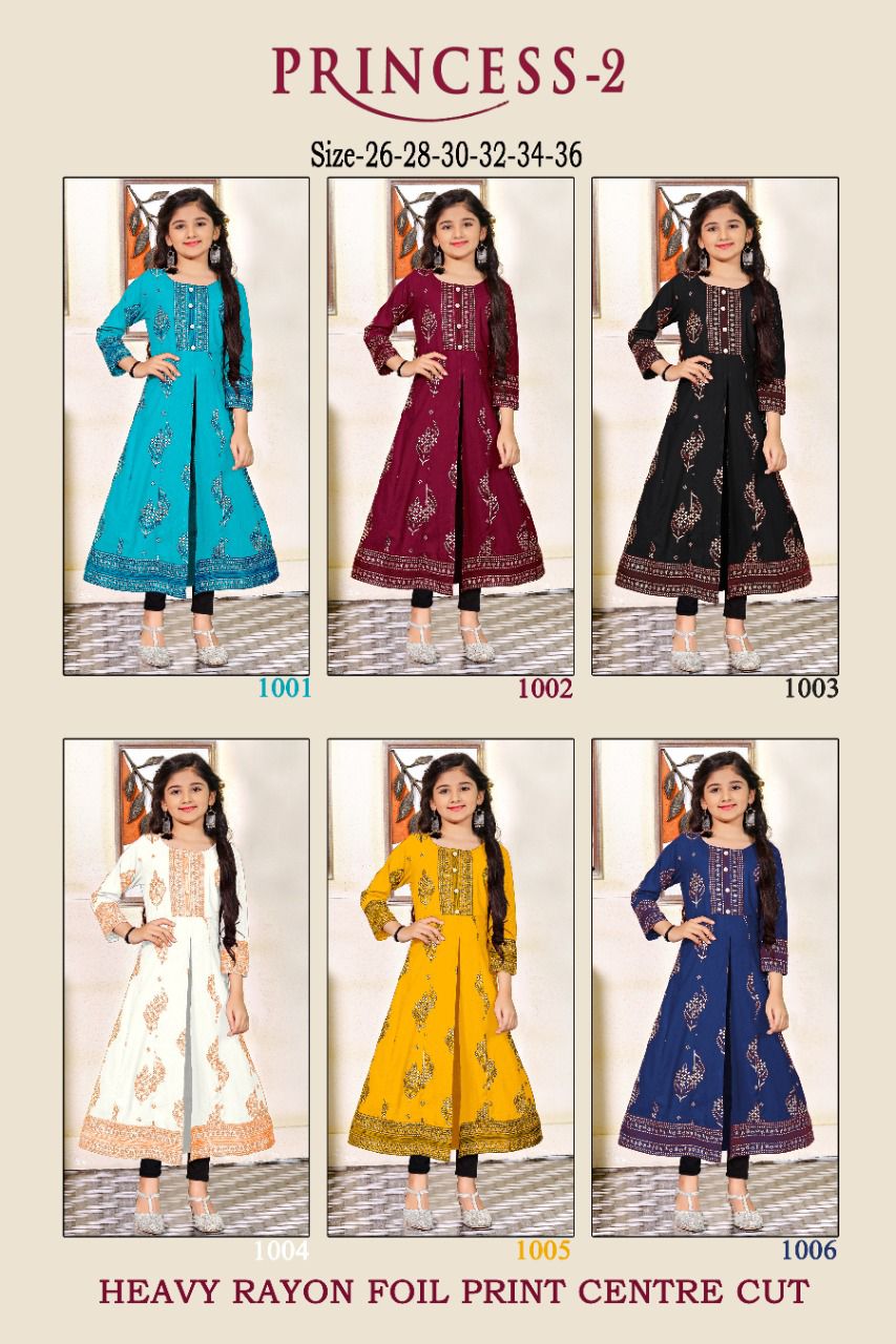 PRINCESS V-2 KIDS FLAIR KURTI Anant Tex Exports Private Limited