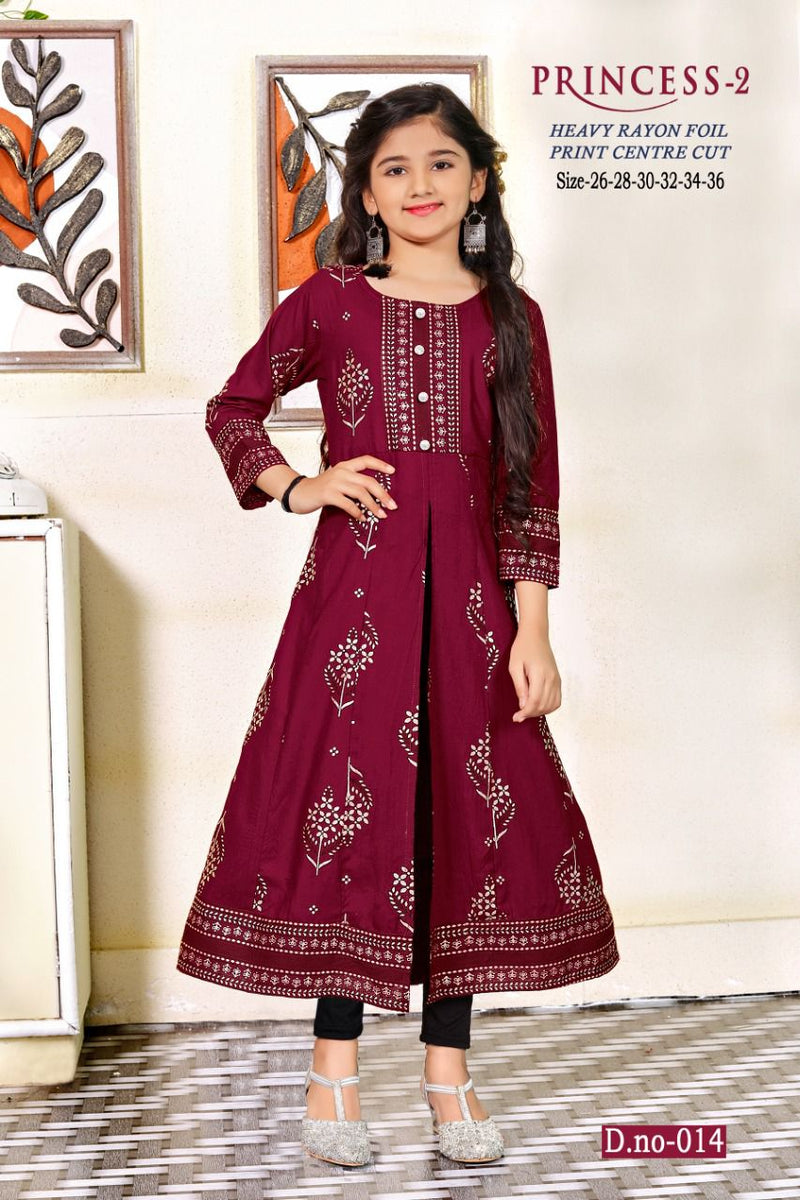 PRINCESS V-2 KIDS FLAIR KURTI Anant Tex Exports Private Limited
