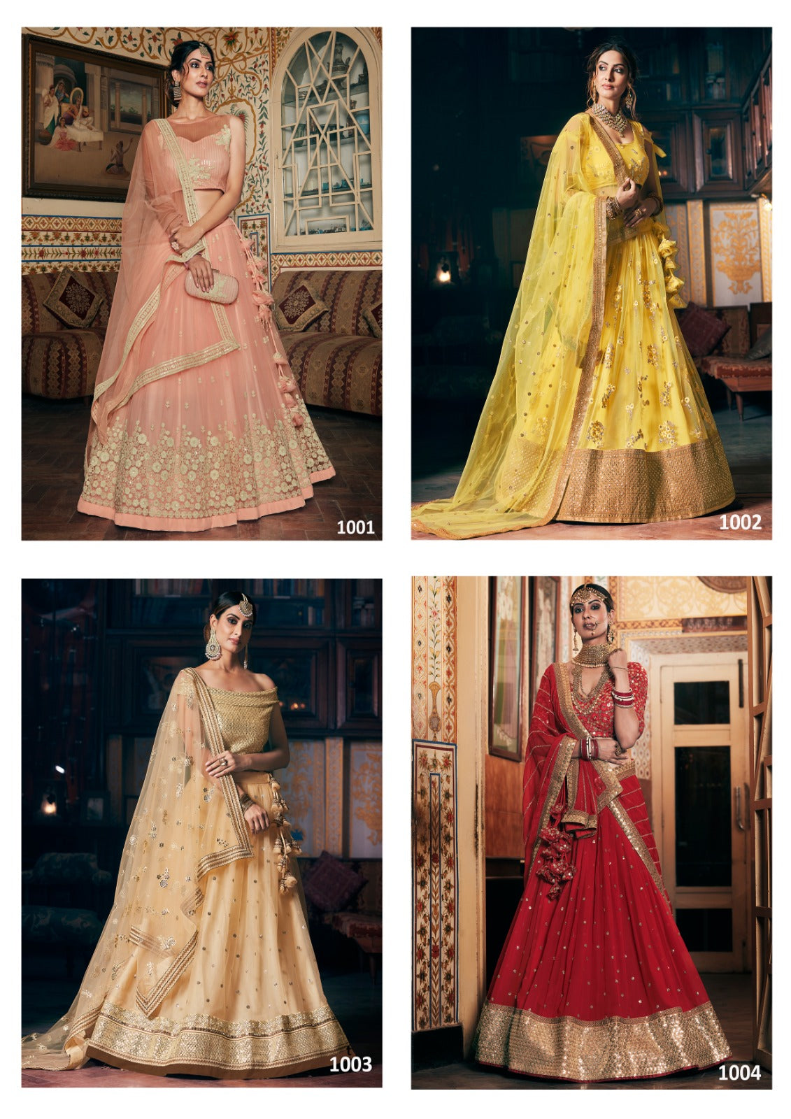 Aakrut Designer Sequence Lehenga D.no 1001 To 1004 Anant Tex Exports Private Limited