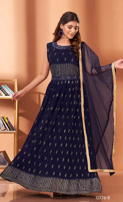 READYMADE GOWN D.NO G776 Anant Tex Exports Private Limited