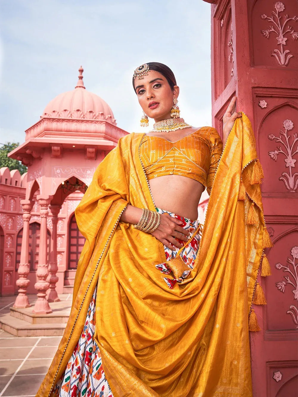 Fancy Patola Print Lehenga Choli D.no-1640 Anant Tex Exports Private Limited