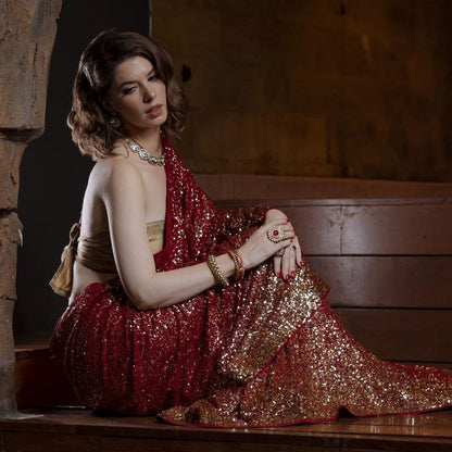 SUPERHIT BOLLYWOOD SEQUINS SAREE Anant Tex Exports Private Limited