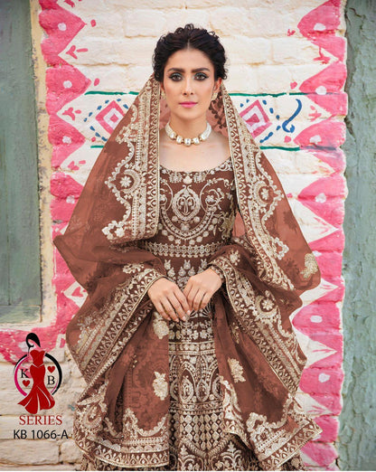 BRIDAL ANARKALI GOWN BOUTIQUE COLLECTION D.NO KB-1066 Anant Tex Exports Private Limited