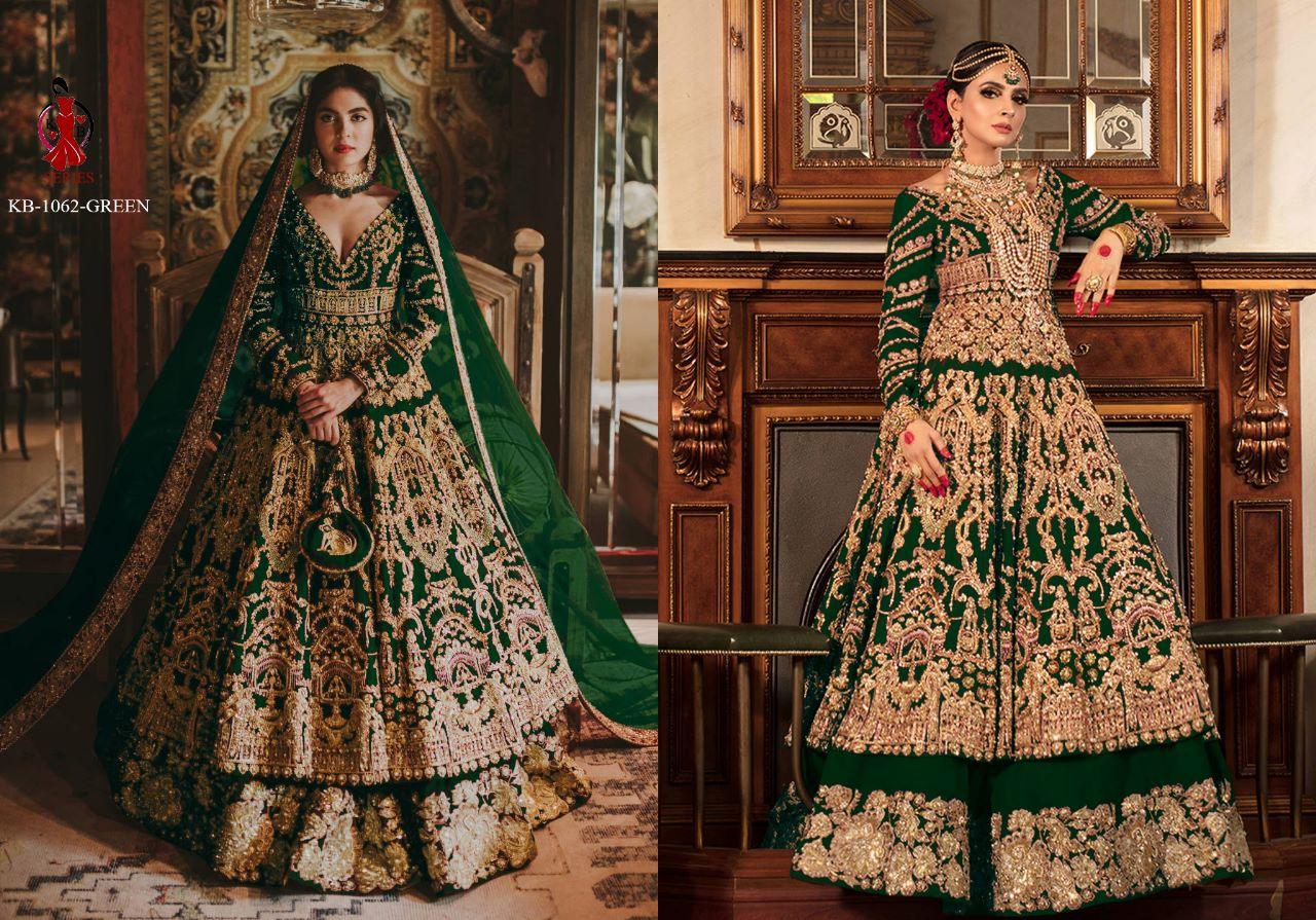 BRIDAL ANARKALI BOUTIQUE LEHENGA D.NO- KB 1062 Anant Tex Exports Private Limited