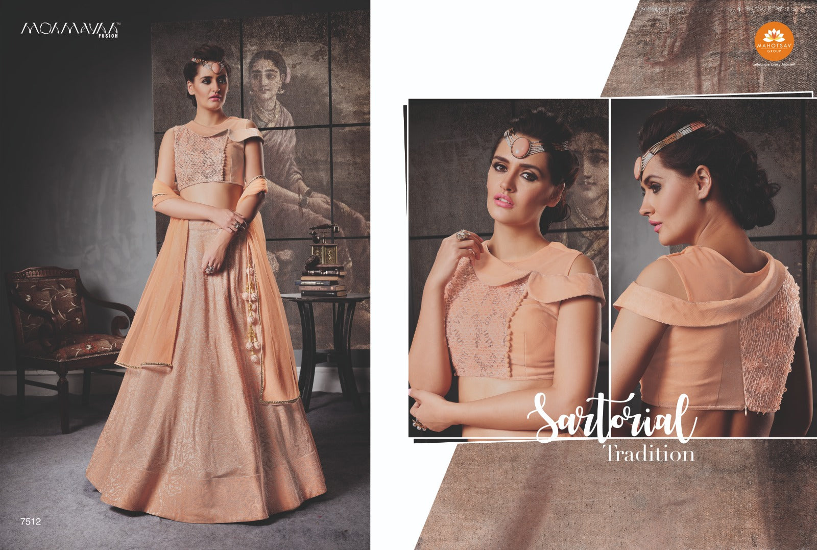 MOHOTSAV MOHMAYA IMPORTETED LEHENGA CROP TOP STYLE Anant Tex Exports Private Limited