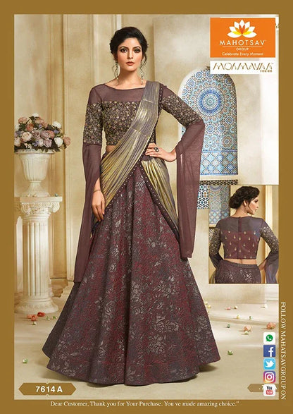 MOHOTSAV MOHMAYA IMPORTETED LEHENGA CROP TOP STYLE Anant Tex Exports Private Limited