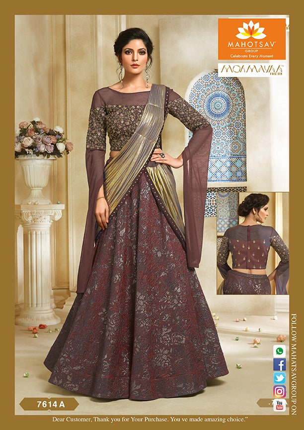 MOHOTSAV MOHMAYA IMPORTETED LEHENGA CROP TOP STYLE Anant Tex Exports Private Limited