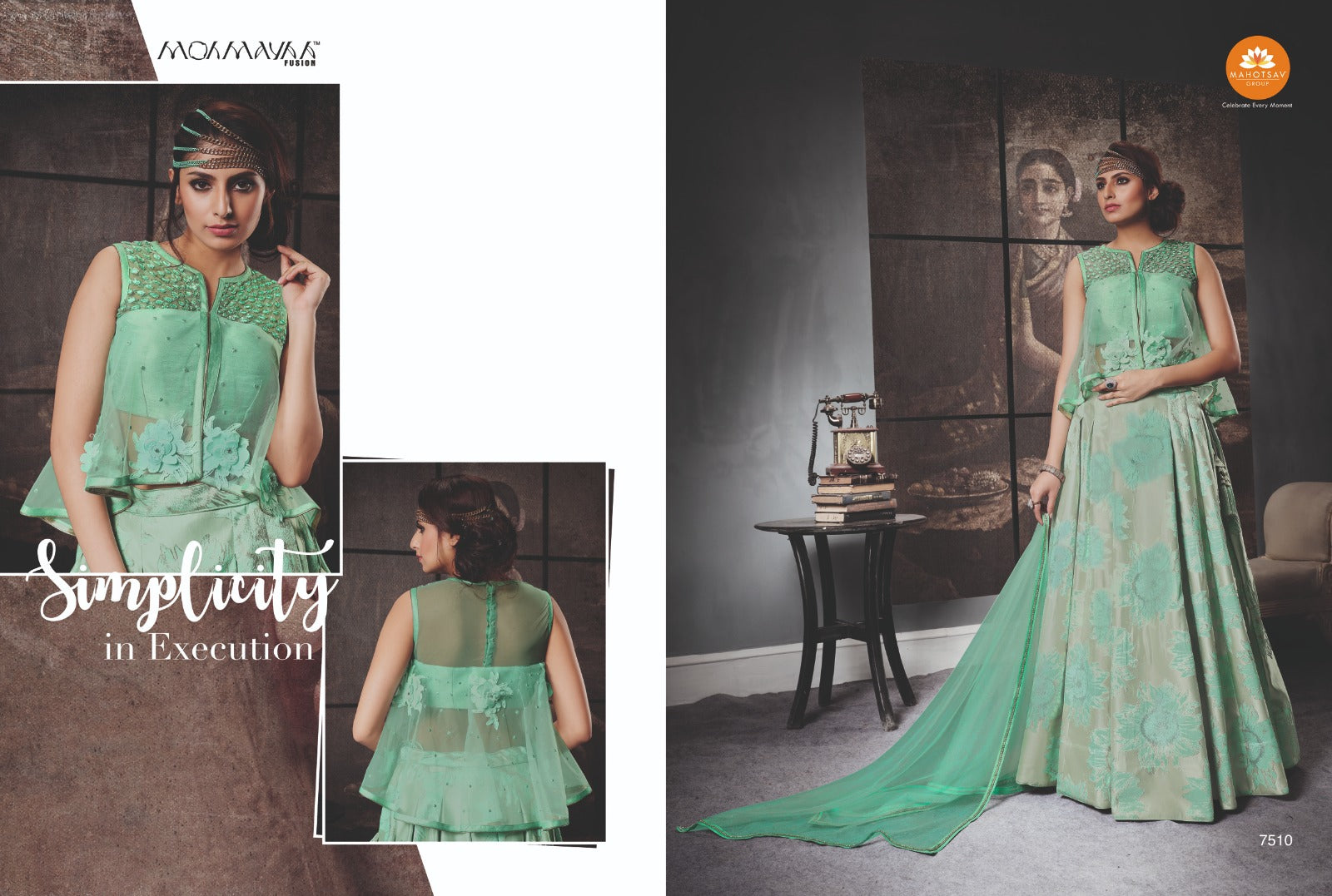 MOHOTSAV MOHMAYA IMPORTETED LEHENGA CROP TOP STYLE Anant Tex Exports Private Limited