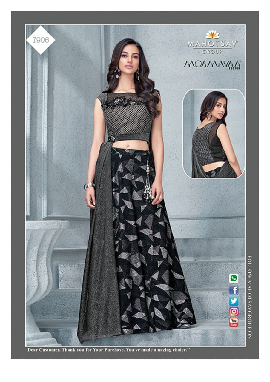 MOHOTSAV MOHMAYA IMPORTETED LEHENGA CROP TOP STYLE Anant Tex Exports Private Limited